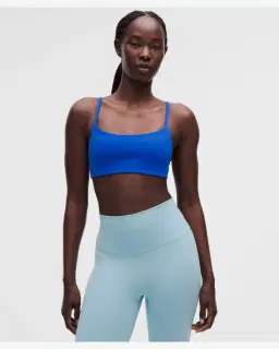 Lululemon brassière wunder train dos nageur à fines bretelles maintien léger, bonnets a b Femme – 1/5
