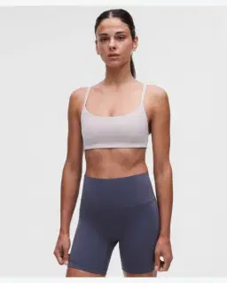 Lululemon brassière wunder train dos nageur à fines bretelles maintien léger, bonnets a b Femme – 1/5