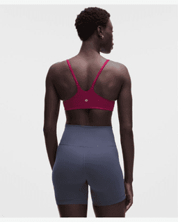 Lululemon brassière wunder train dos nageur à fines bretelles maintien léger, bonnets a b Femme – 2/6