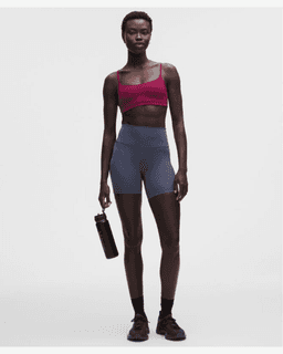 Lululemon brassière wunder train dos nageur à fines bretelles maintien léger, bonnets a b Femme – 3/6