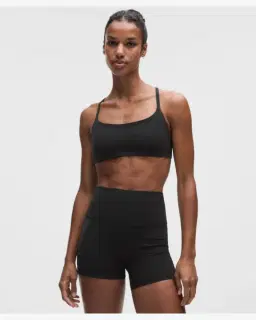 Lululemon brassière wunder train dos nageur à fines bretelles maintien léger, bonnets a b Femme – 1/6