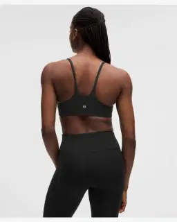 Lululemon brassière wunder train dos nageur à fines bretelles maintien léger, bonnets a b Femme – 2/5