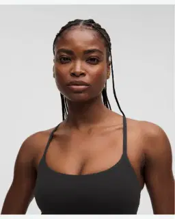 Lululemon brassière wunder train dos nageur à fines bretelles maintien léger, bonnets a b Femme – 4/5