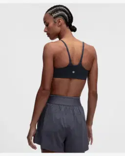 Lululemon brassière wunder train dos nageur à fines bretelles maintien léger, bonnets a b Femme – 2/5