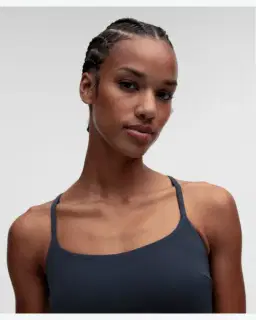 Lululemon brassière wunder train dos nageur à fines bretelles maintien léger, bonnets a b Femme – 4/5