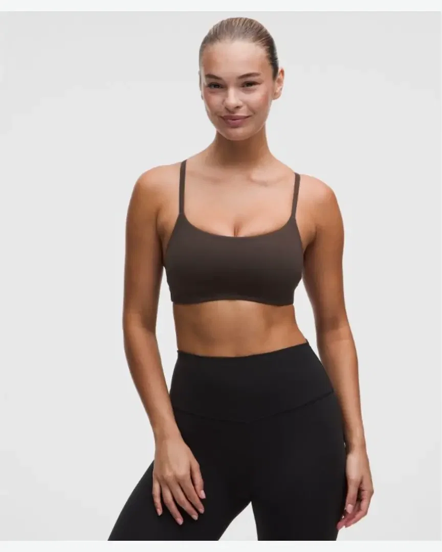 Lululemon brassière wunder train dos nageur à fines bretelles maintien léger, bonnets a b Femme