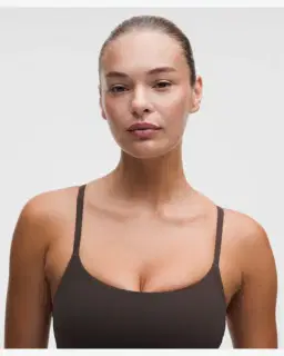 Lululemon brassière wunder train dos nageur à fines bretelles maintien léger, bonnets a b Femme – 4/5