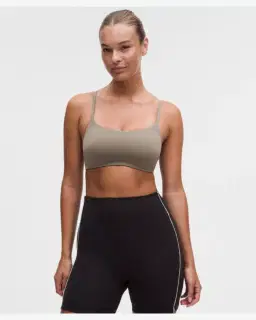 Lululemon brassière wunder train dos nageur à fines bretelles maintien léger, bonnets a b Femme – 1/5