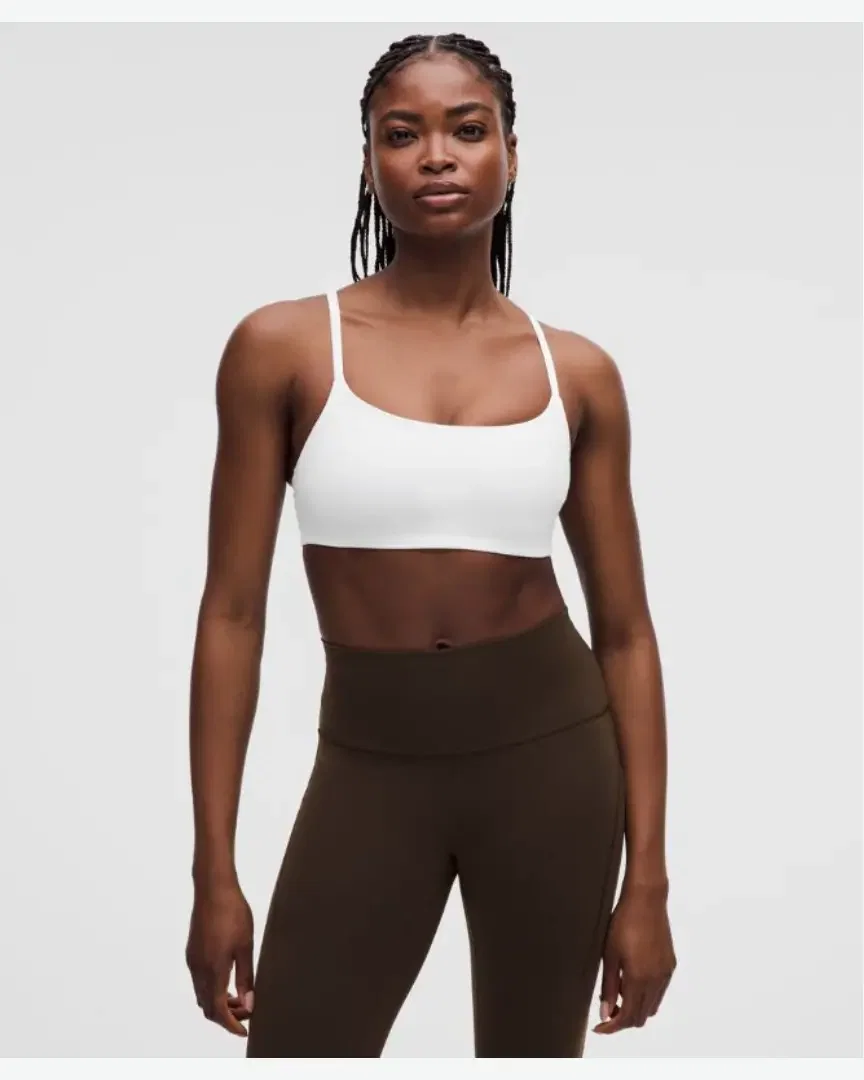 Lululemon Brassière Wunder Train Dos Nageur À Fines Bretelles Maintien Léger, Bonnets A B W