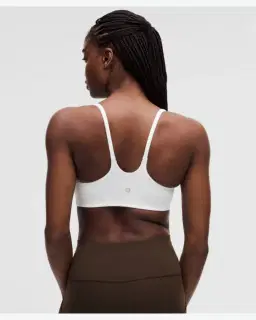 Lululemon brassière wunder train dos nageur à fines bretelles maintien léger, bonnets a b Femme – 2/5
