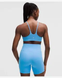 Lululemon brassière wunder train dos nageur à fines bretelles maintien léger, bonnets a b Femme – 2/5