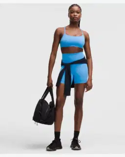 Lululemon brassière wunder train dos nageur à fines bretelles maintien léger, bonnets a b Femme – 3/5