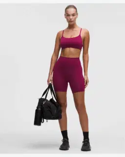 Lululemon brassière wunder train dos nageur à fines bretelles maintien léger, bonnets a b Femme – 3/5
