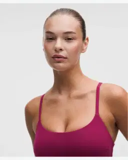Lululemon brassière wunder train dos nageur à fines bretelles maintien léger, bonnets a b Femme – 4/5
