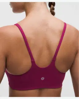 Lululemon brassière wunder train dos nageur à fines bretelles maintien léger, bonnets a b Femme – 5/5