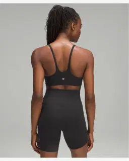 Lululemon brassière wunder train dos nageur à fines bretelles maintien léger, bonnets a b Femme – 2/5