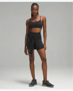Lululemon brassière wunder train dos nageur à fines bretelles maintien léger, bonnets a b Femme – 3/5