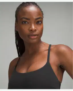 Lululemon brassière wunder train dos nageur à fines bretelles maintien léger, bonnets a b Femme – 4/5