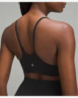 Lululemon brassière wunder train dos nageur à fines bretelles maintien léger, bonnets a b Femme – 5/5