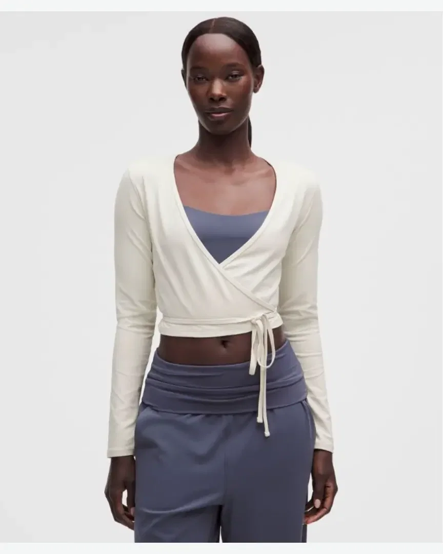 Lululemon Cache-Cœur Court À Manches Longues En Nulu W