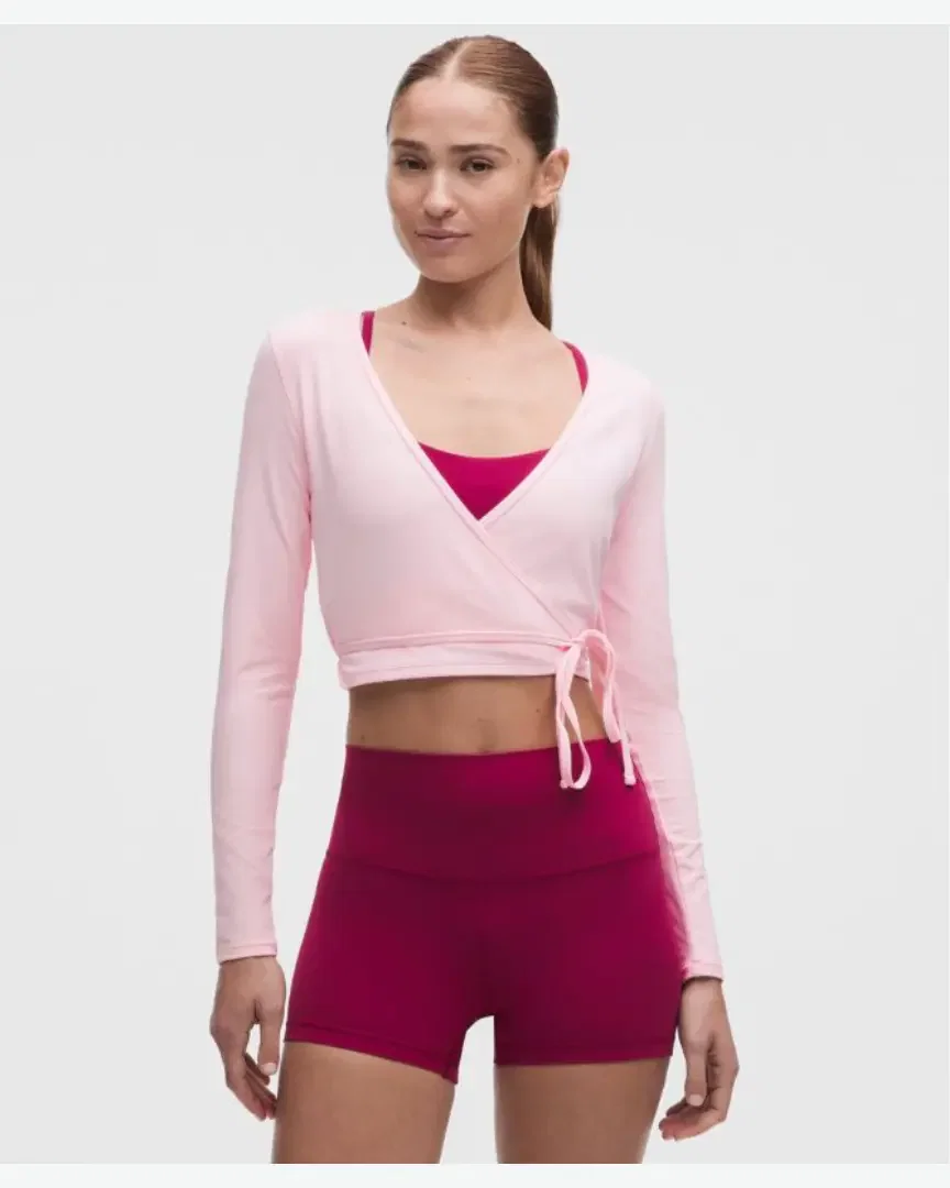 Lululemon Cache-Cœur Court À Manches Longues En Nulu W