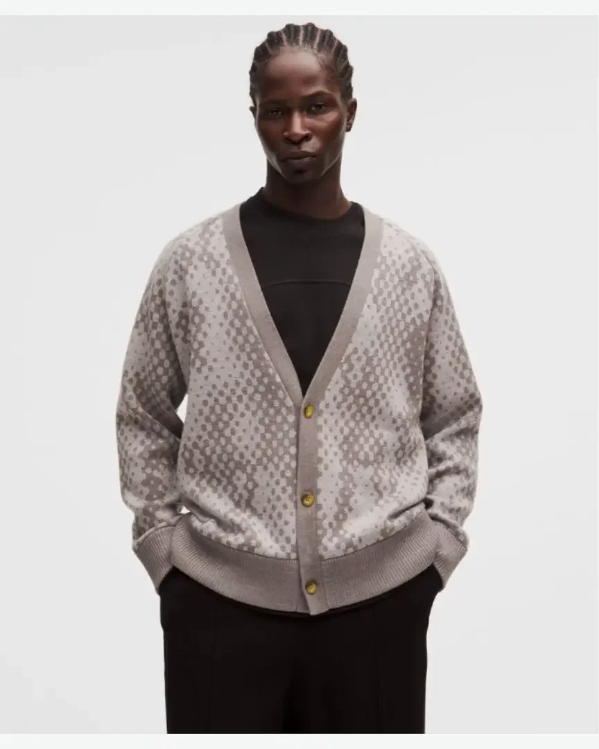 Lululemon cardigan en laine mérinos collection slnsh Homme