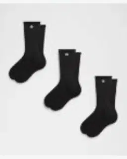 Lululemon chaussettes daily essential unisexe lot de 3 stripe Homme – 4/5