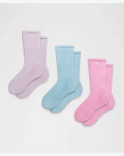 Lululemon chaussettes daily essential unisexe lot de 3 stripe Homme – 1/5