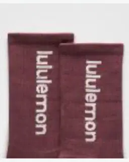 Lululemon chaussettes daily essential unisexe wordmark Homme – 5/5