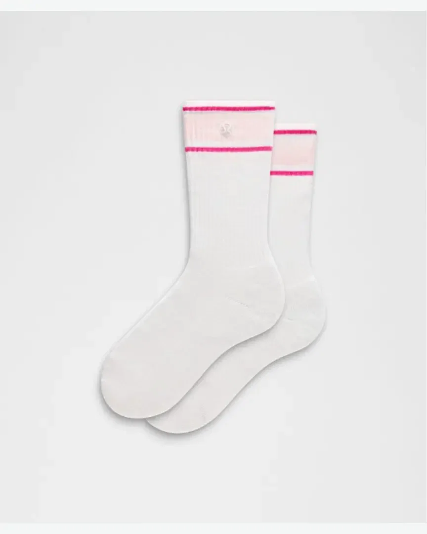 Lululemon chaussettes daily essential unisexes rayures rétro Homme