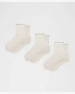Lululemon chaussettes hautes daily essential unisexe lot de 3 – 1/5