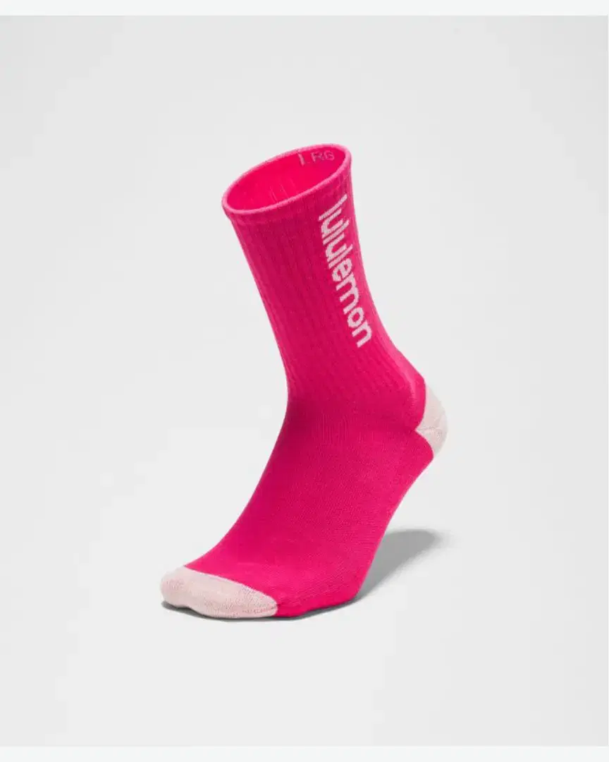 Lululemon Chaussettes Unisexes Daily Essential Avec Logo 3 Paires M - LU9DWVS_081073 (2) au meilleur prix !