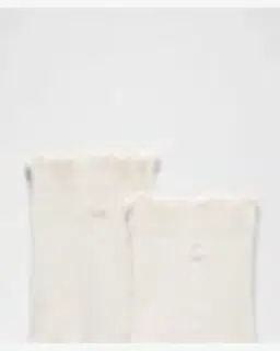 Lululemon chaussettes unisexes mi-hautes à bordure ondulée 3 paires Unisexe – 5/5