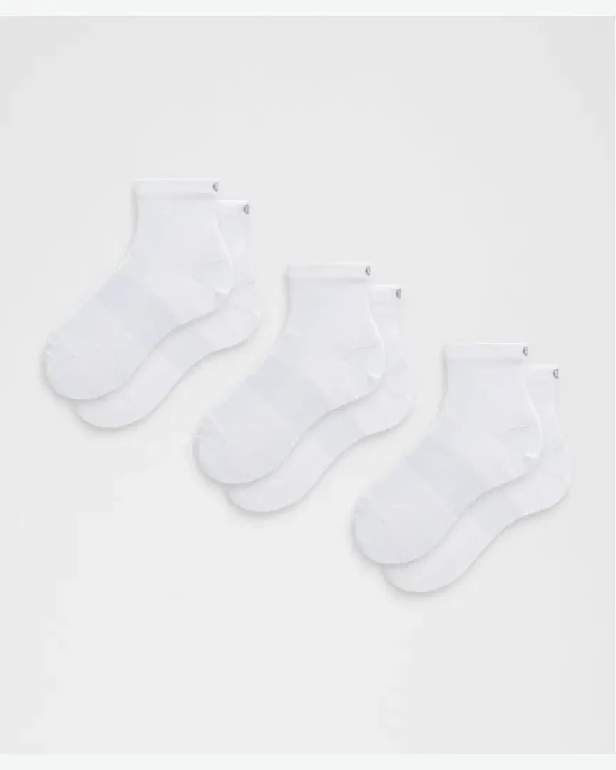 Lululemon Chaussettes Unisexes Power Stride Trio M