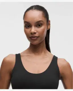Lululemon débardeur align ourlet ondulé maintien léger, bonnets b/c Femme – 4/5
