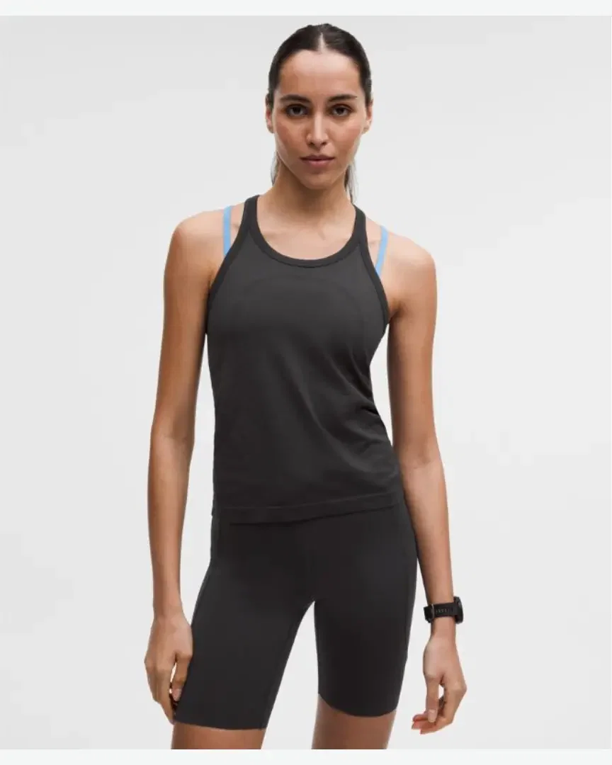 Lululemon Débardeur Col Rond À Dos Nageur Swiftly Tech 2 Longueur Taille W