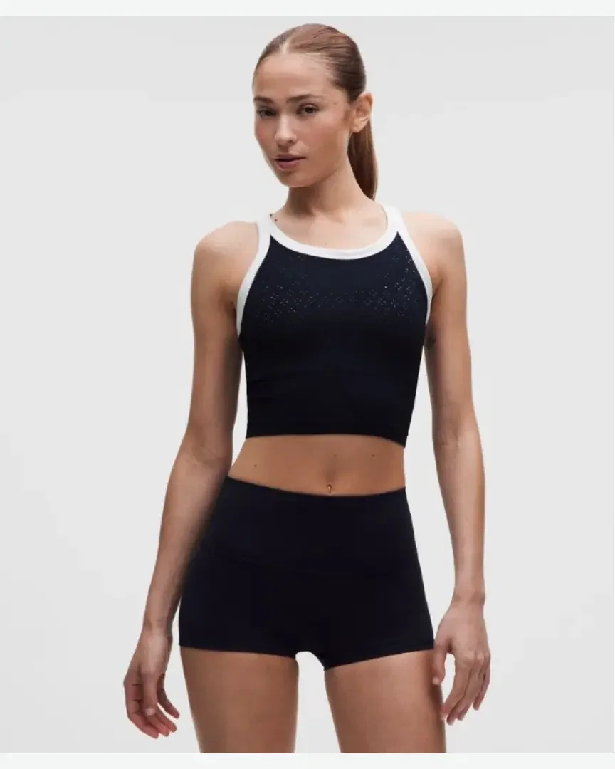 Lululemon débardeur court swiftly tech à col rond 2 Femme