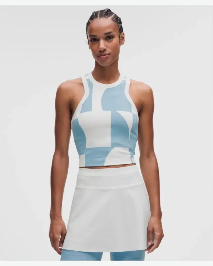 Lululemon débardeur de tennis à col montant dos nageur finitions Femme