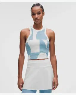 Lululemon débardeur de tennis à col montant dos nageur finitions Femme – 1/5