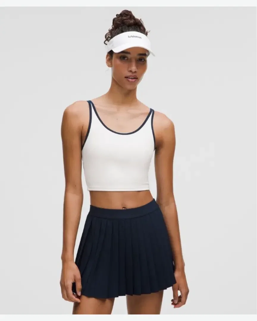Lululemon Débardeur De Tennis À Découpe Encolure Dégagée Maintien Moyen, Bonnets B/C W