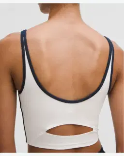 Lululemon débardeur de tennis à découpe encolure dégagée maintien moyen, bonnets b/c Femme – 5/5