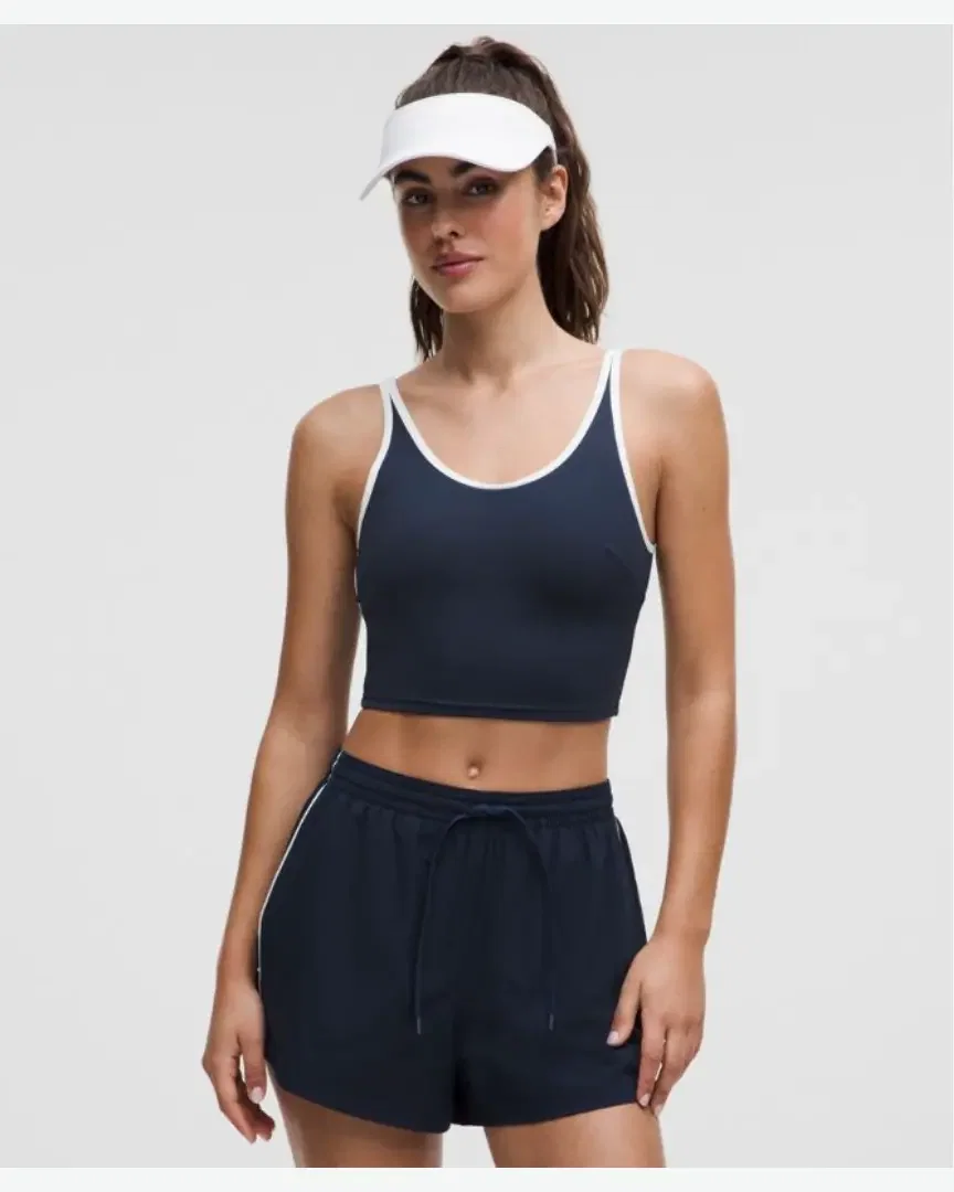 Lululemon Débardeur De Tennis À Découpe Encolure Dégagée Maintien Moyen, Bonnets B/C W