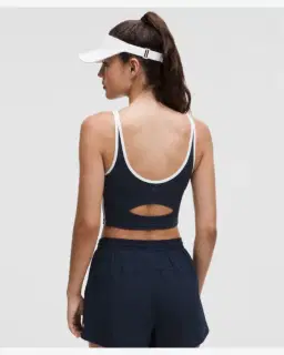 Lululemon débardeur de tennis à découpe encolure dégagée maintien moyen, bonnets b/c Femme – 3/5