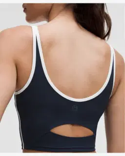 Lululemon débardeur de tennis à découpe encolure dégagée maintien moyen, bonnets b/c Femme – 5/5