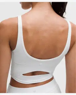 Lululemon débardeur de tennis à découpe encolure dégagée maintien moyen, bonnets b/c Femme – 5/5