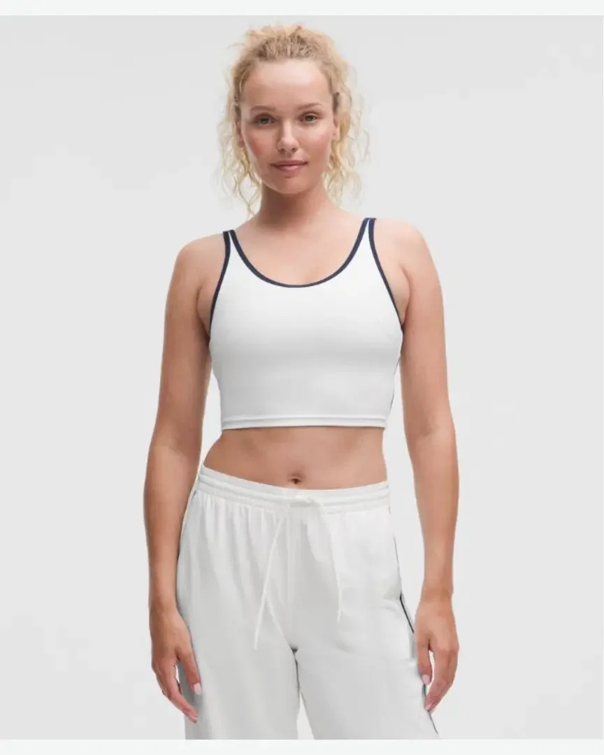 Lululemon Débardeur De Tennis À Découpe Encolure Dégagée Maintien Moyen, Bonnets B/C W