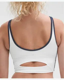 Lululemon débardeur de tennis à découpe encolure dégagée maintien moyen, bonnets b/c Femme – 5/5