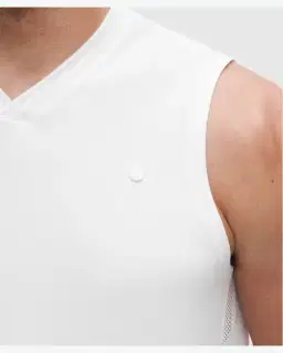 Lululemon débardeur de tennis avec bandes en maille Homme – 5/5