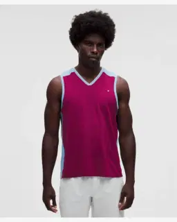 Lululemon débardeur de tennis en piqué avec empiècements en mesh Homme – 1/5