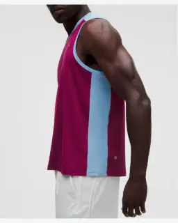 Lululemon débardeur de tennis en piqué avec empiècements en mesh Homme – 5/5
